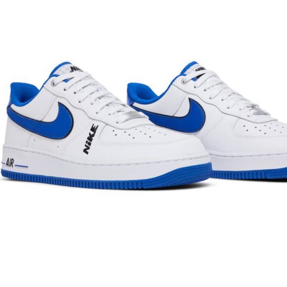 Air Force 1 LV8 'White Game Royal' Sneakers Size 5.5Y